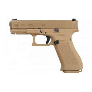 Страйкбольный пистолет UMAREX G19X Gas Blow Back Pistol l TAN  (by VFC)